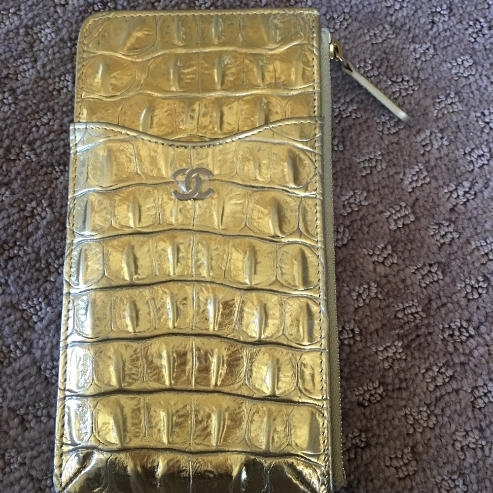 Chanel wallet and phone case